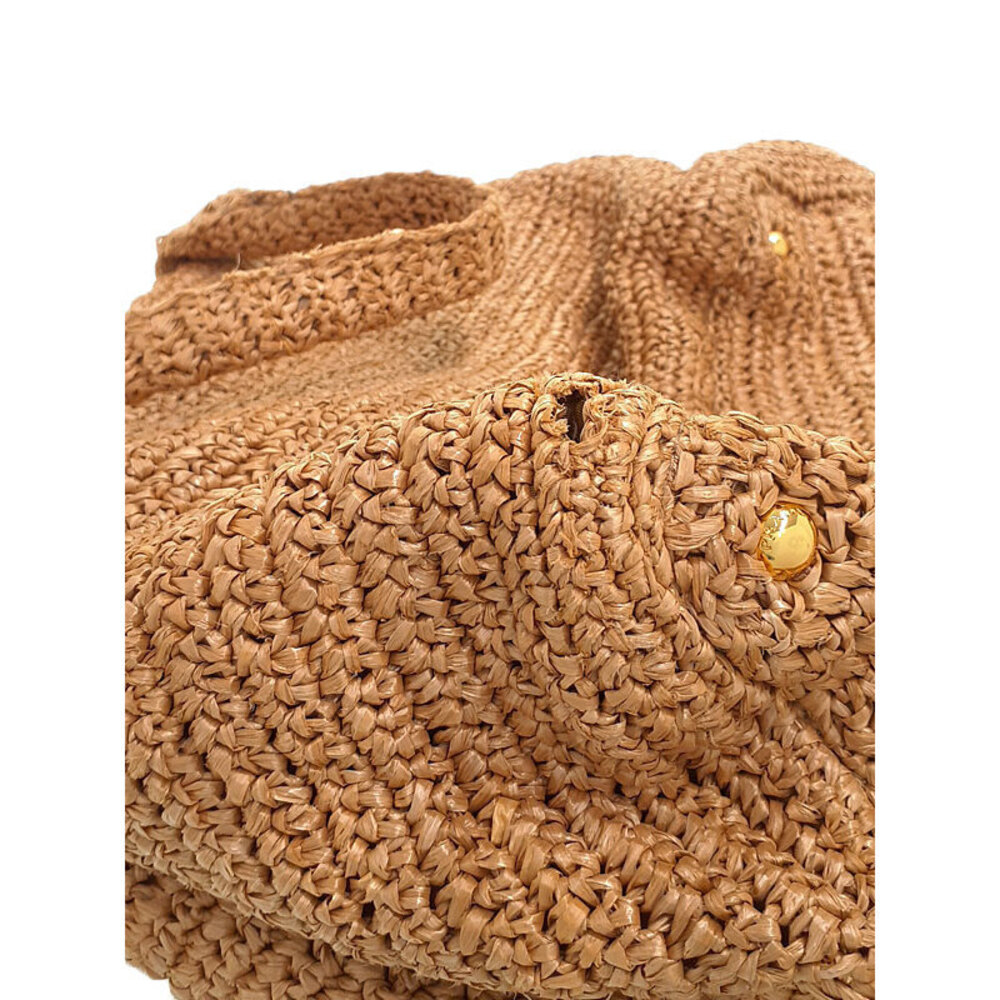 PRADA Raffia Tote Bag Brown - Picture 4 of 9